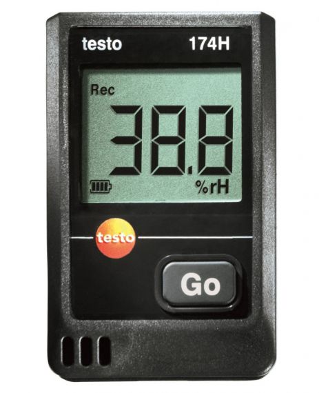 Mini-înregistrator pentru temperatură și umiditate, Testo
